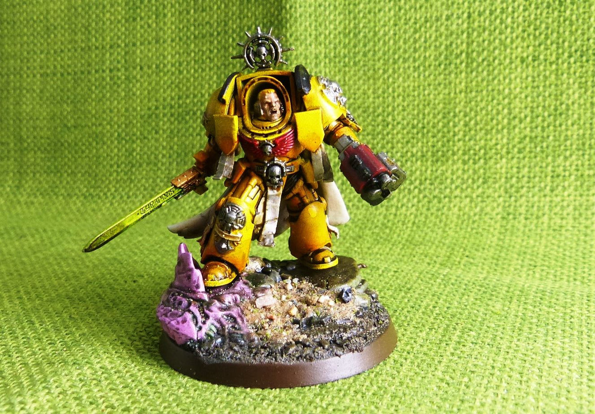 Space Marine Captain in Terminator Armour - Painted - Warhammer AoS 40k #HR