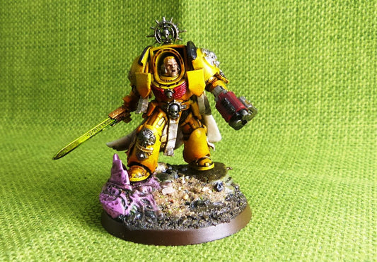 Space Marine Captain in Terminator Armour - Painted - Warhammer AoS 40k #HR