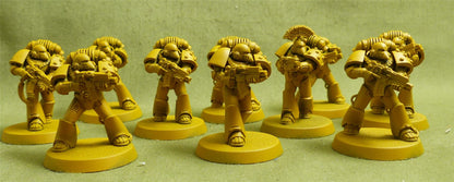 MKVI Tactical Squad set of 10 - Imperial Fists - Warhammer Horus Heresy #2ND