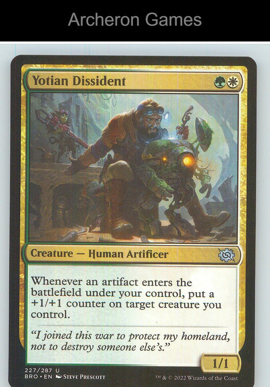 Yotian Dissident BRO 227 UC MTG Card NM/EX+