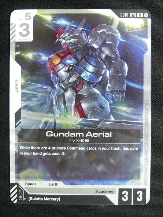 Gundam Aerial GD01-070 R - Gundam Card #58O