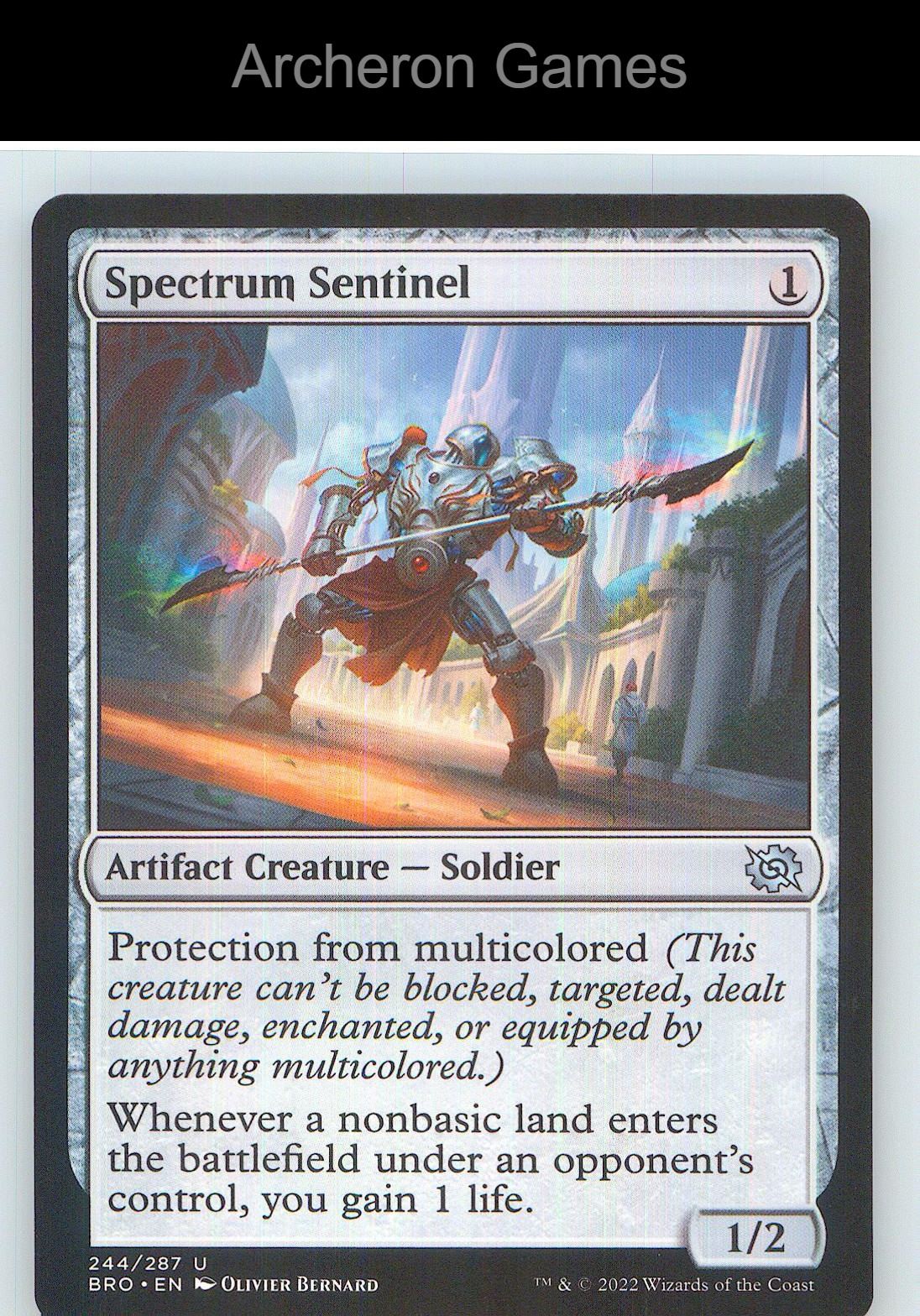 Spectrum Sentinel BRO 244 UC MTG Card NM/EX+