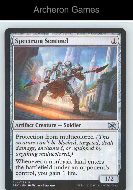 Spectrum Sentinel BRO 244 UC MTG Card NM/EX+