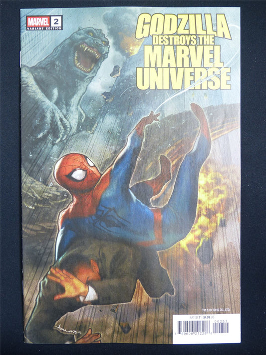 GODZILLA Destroys the Marvel Universe #2 Variant - Oct 2025 Marvel Comic #39H