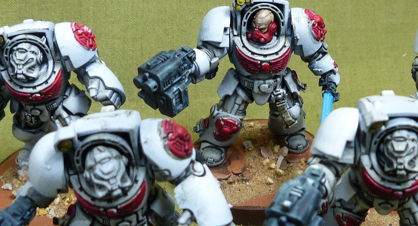 Terminator Squad painted - White Scars - Warhammer 40K #4PT