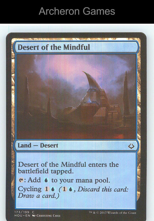 Desert of the Mindful HOU 173 C MTG Card NM/EX+