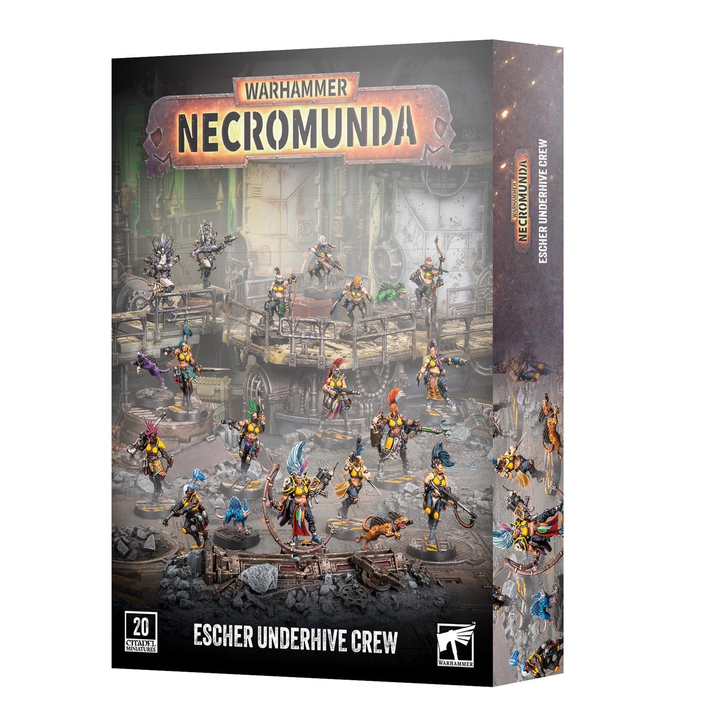 Escher Underhive crew - Warhammer: Necromunda - Available from 15/08/2026