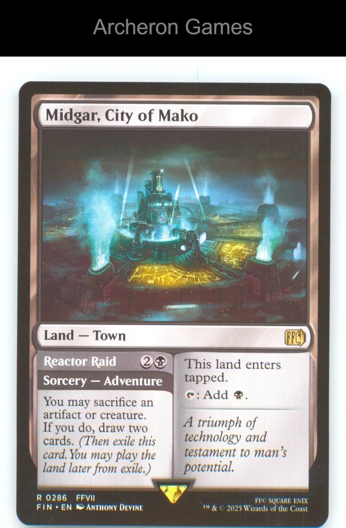 Midgar, City of Mako FIN 286 R MTG Card NM/EX+