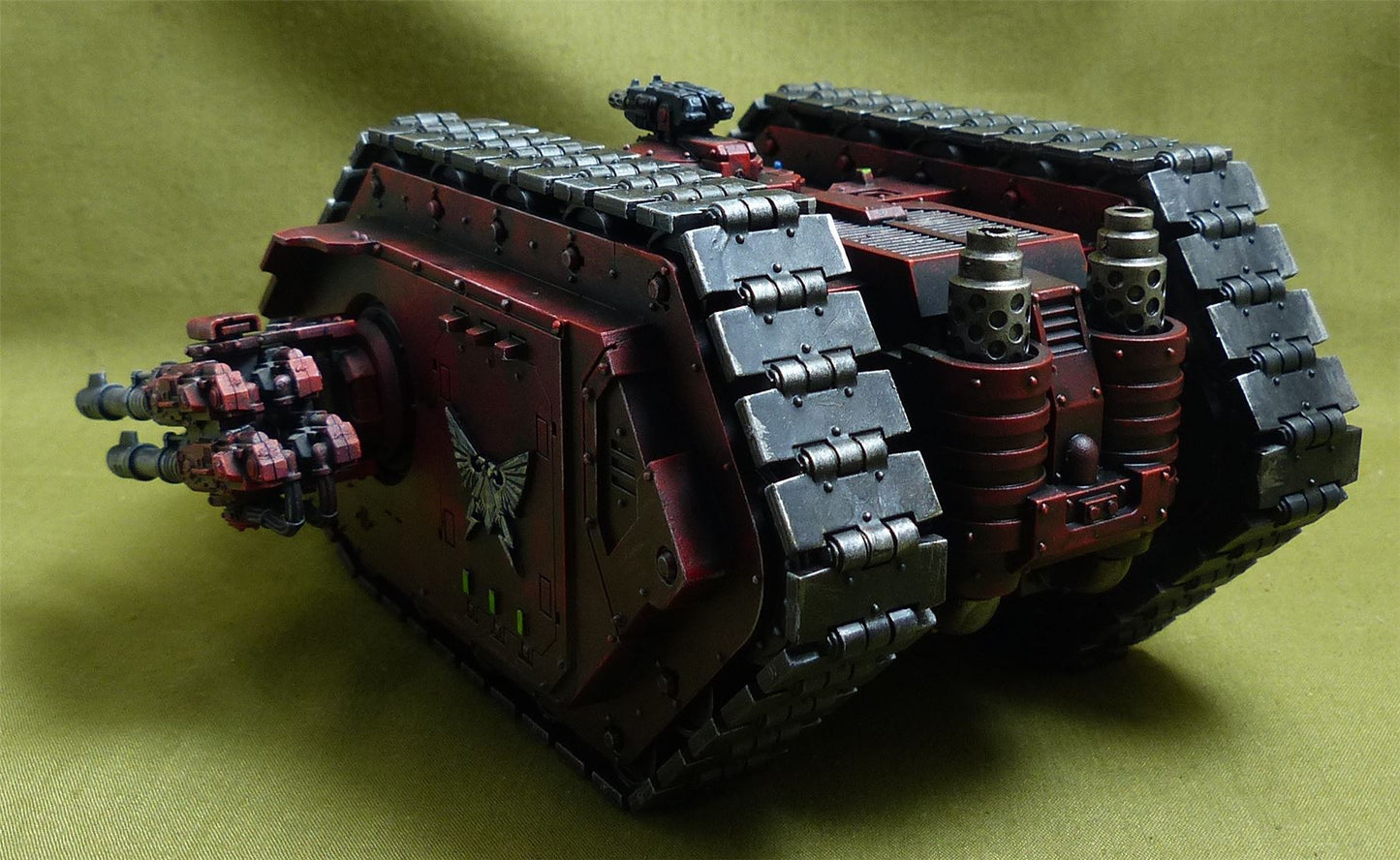 Land Raider Proteus Carrier painted - Blood Angels - Warhammer 40K #3YM