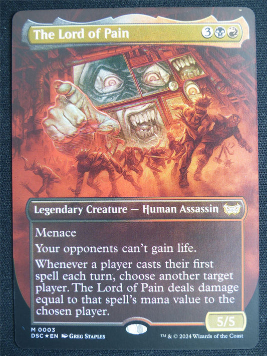 The Lord of Pain Borderless Foil - DSC - Mtg Card #4P6