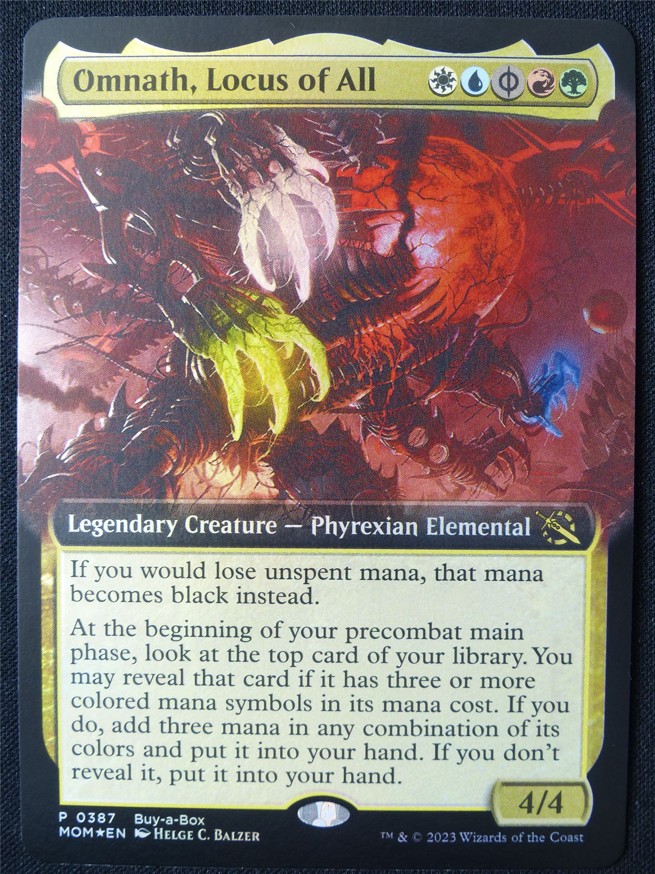 Omnath Locus of All Extended Foil - MOM - Mtg Card #1AZ