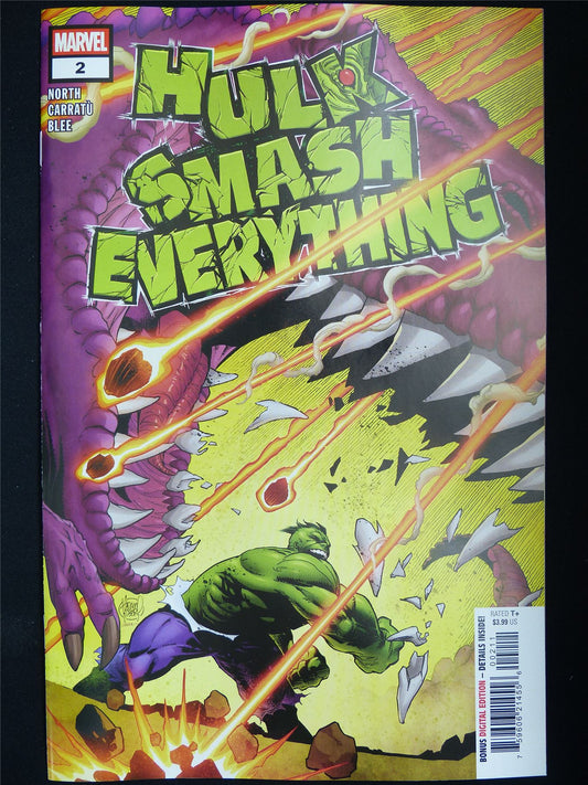 HULK Smash Everything #2 - B&B Mar 2026 Marvel Comic #1FL