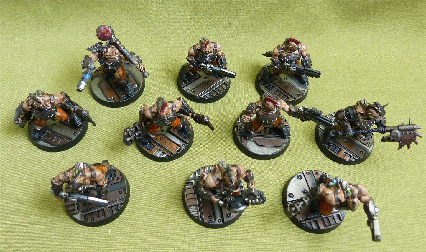 Goliath Gang painted - Warhammer Necromunda #4A0