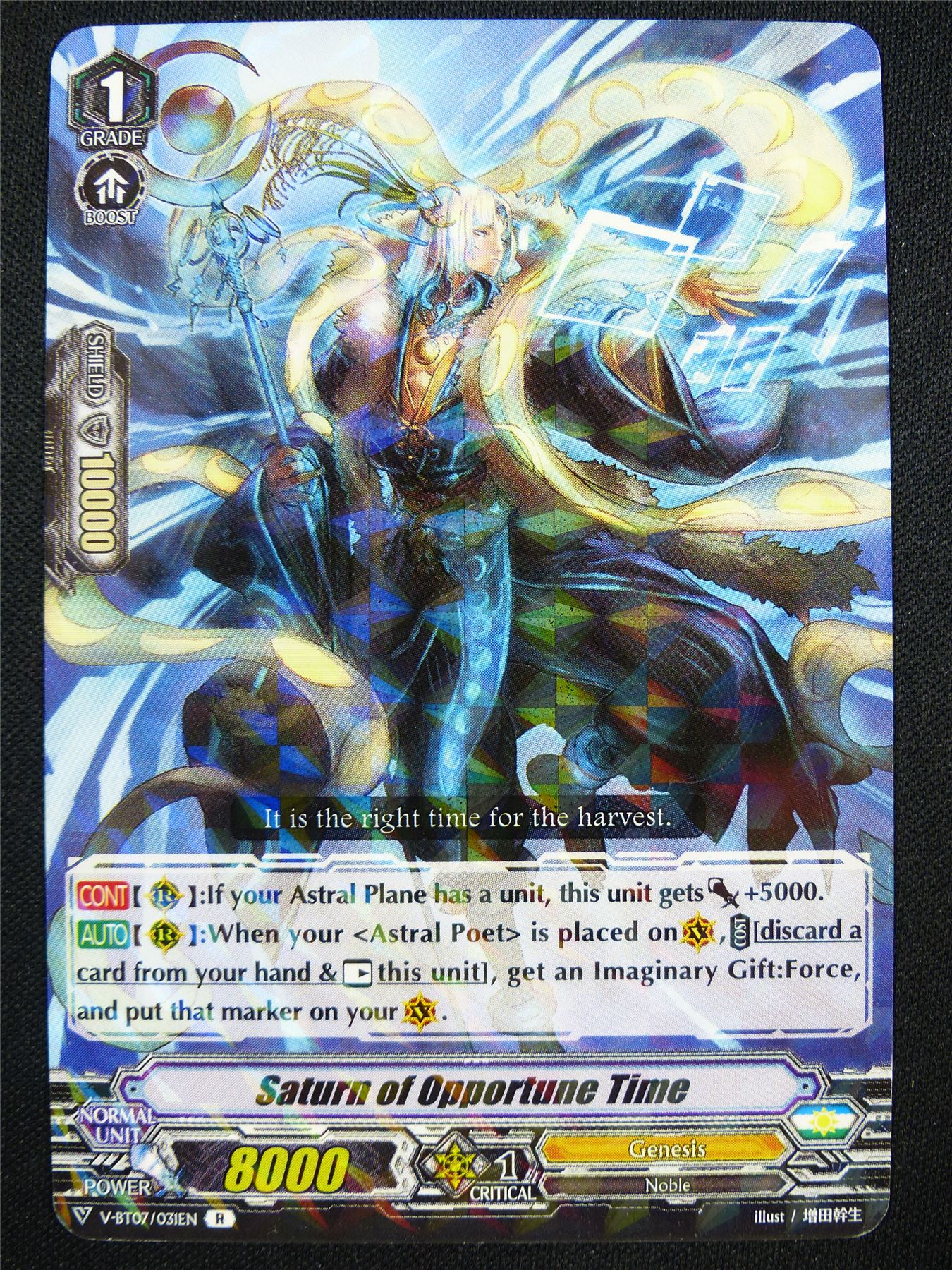 Saturn of Opportune Time V-BT07 R - Vanguard Card #24L