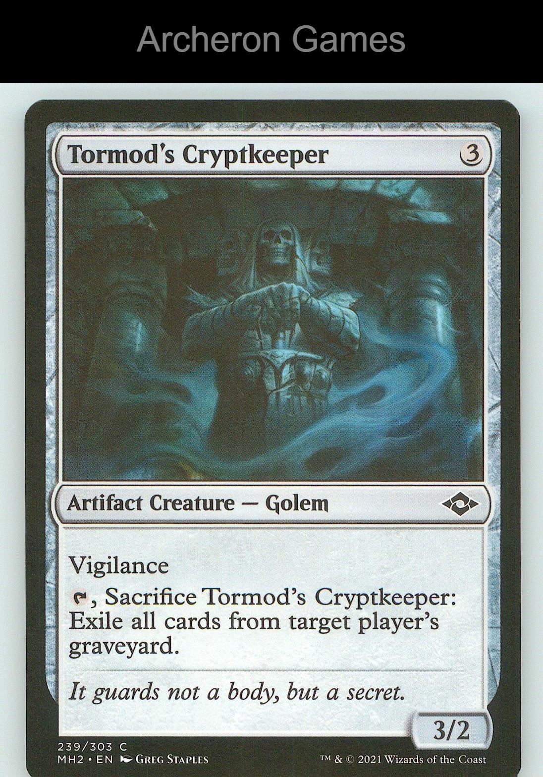 Tormod's Cryptkeeper MH2 239 C MTG Card NM/EX+