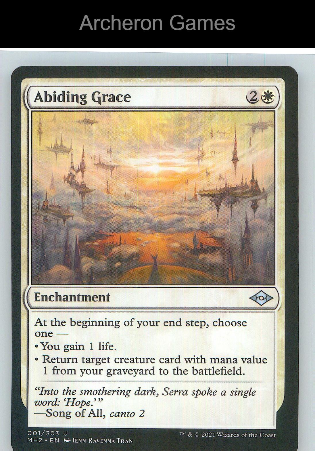 Abiding Grace MH2 1 UC MTG Card NM/EX+