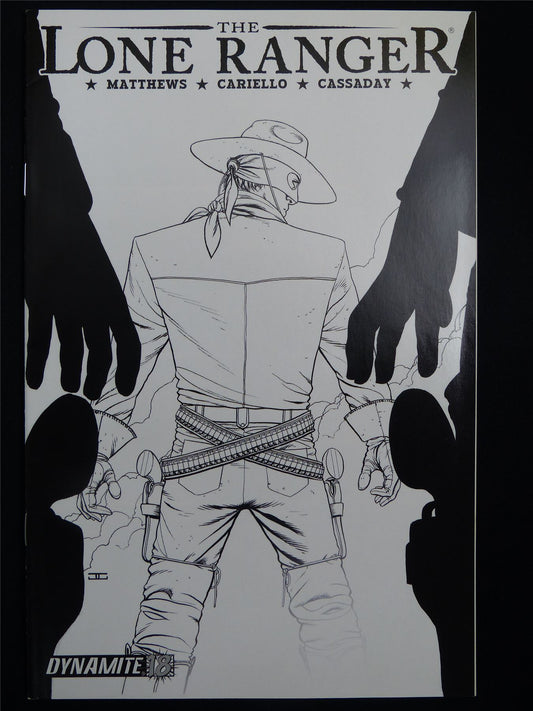 The LONE Ranger #18 Black & White - Dynamite Comic #34H