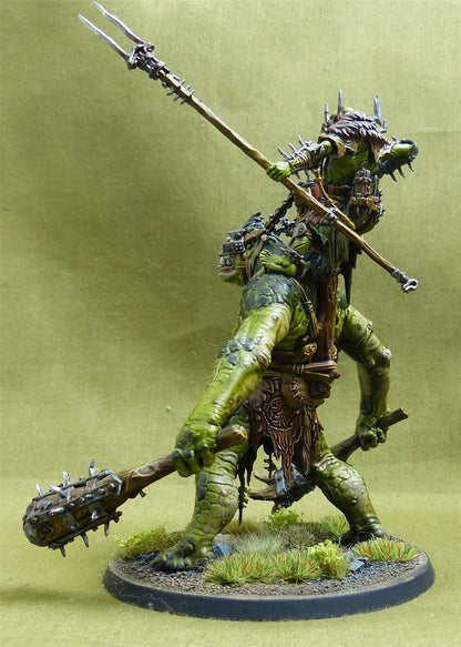 Breaka-boss on Mirebrute Troggoth painted - Orruk Warclans - Warhammer AoS #2OZ