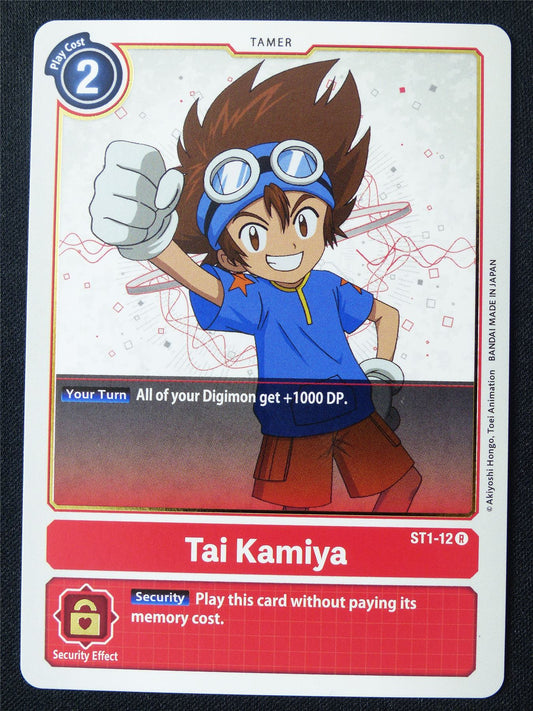 Tai Kamiya ST1-12 R - Digimon Card #173