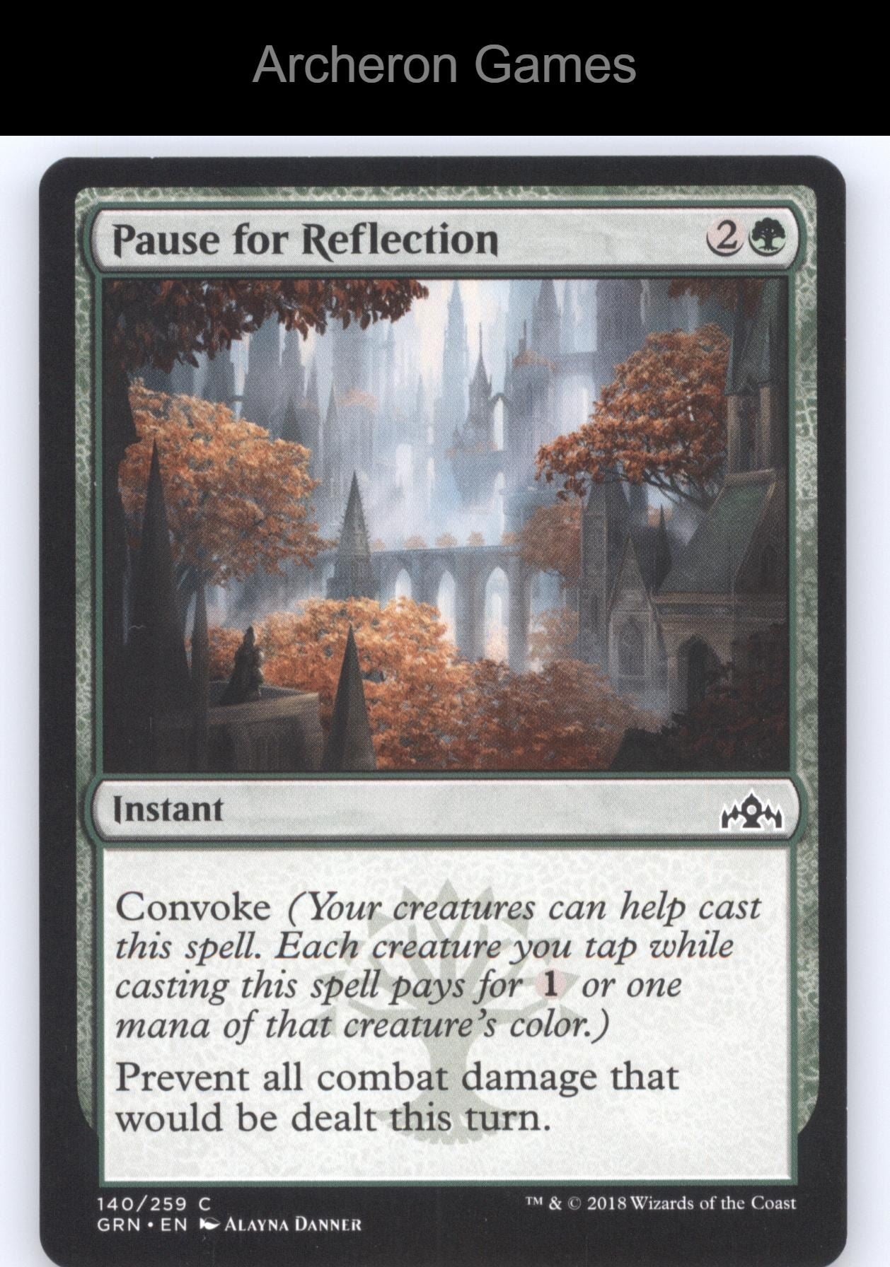 Pause for Reflection 140 C MTG Card Guilds of Ravnica
