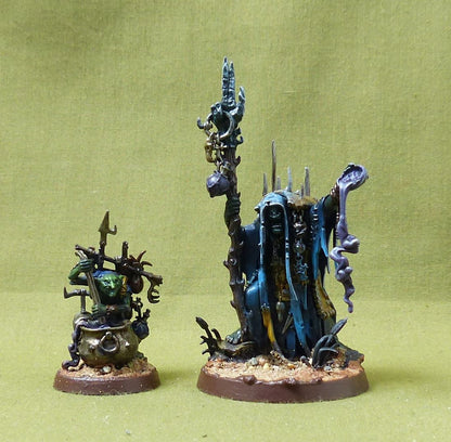 Swampcalla Shaman & Pot-Grot painted - Orruk Warclans - Warhammer AoS #69K