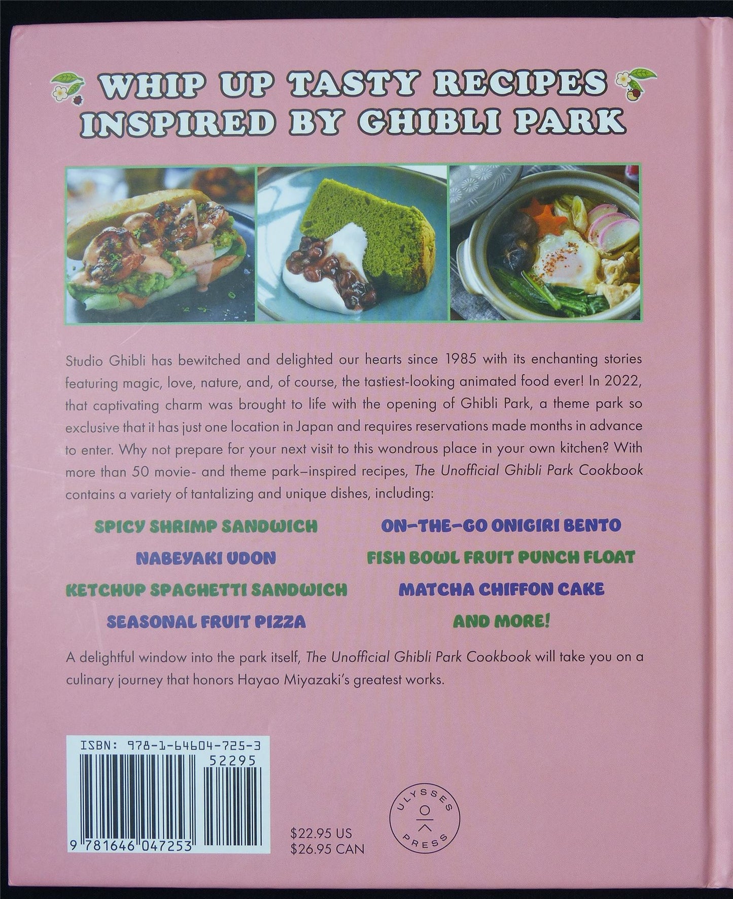 The Unofficial Ghibli Park Cookbook - Giftbook Hardback #486