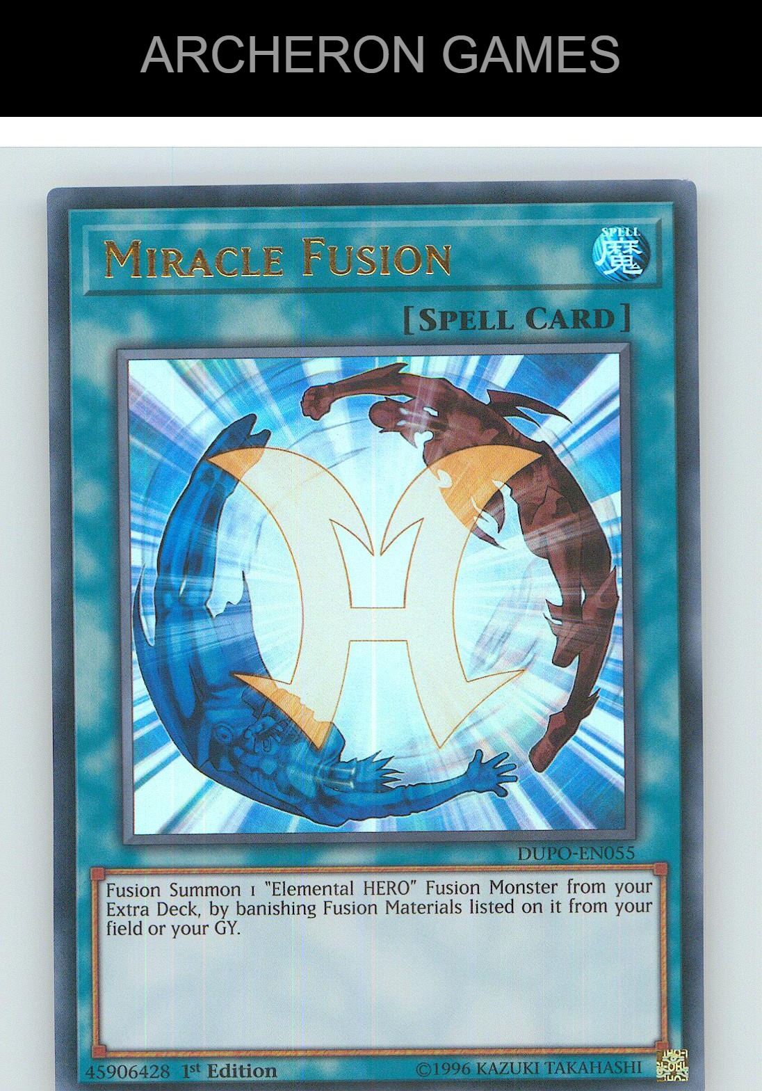 Miracle Fusion Ultra Rare YUGIOH Card Unlimited