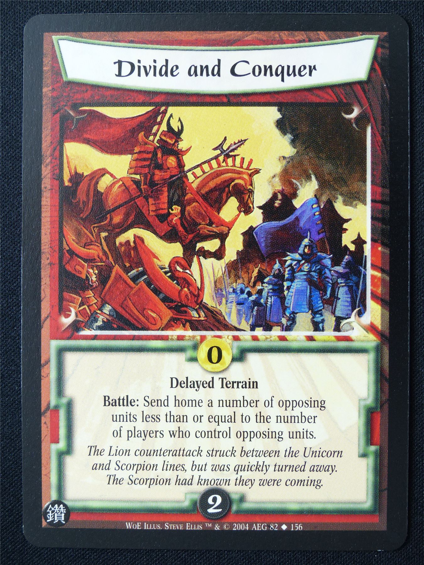 Divide and Conquer - WoE - Legend of the Five Rings L5R Card #YK