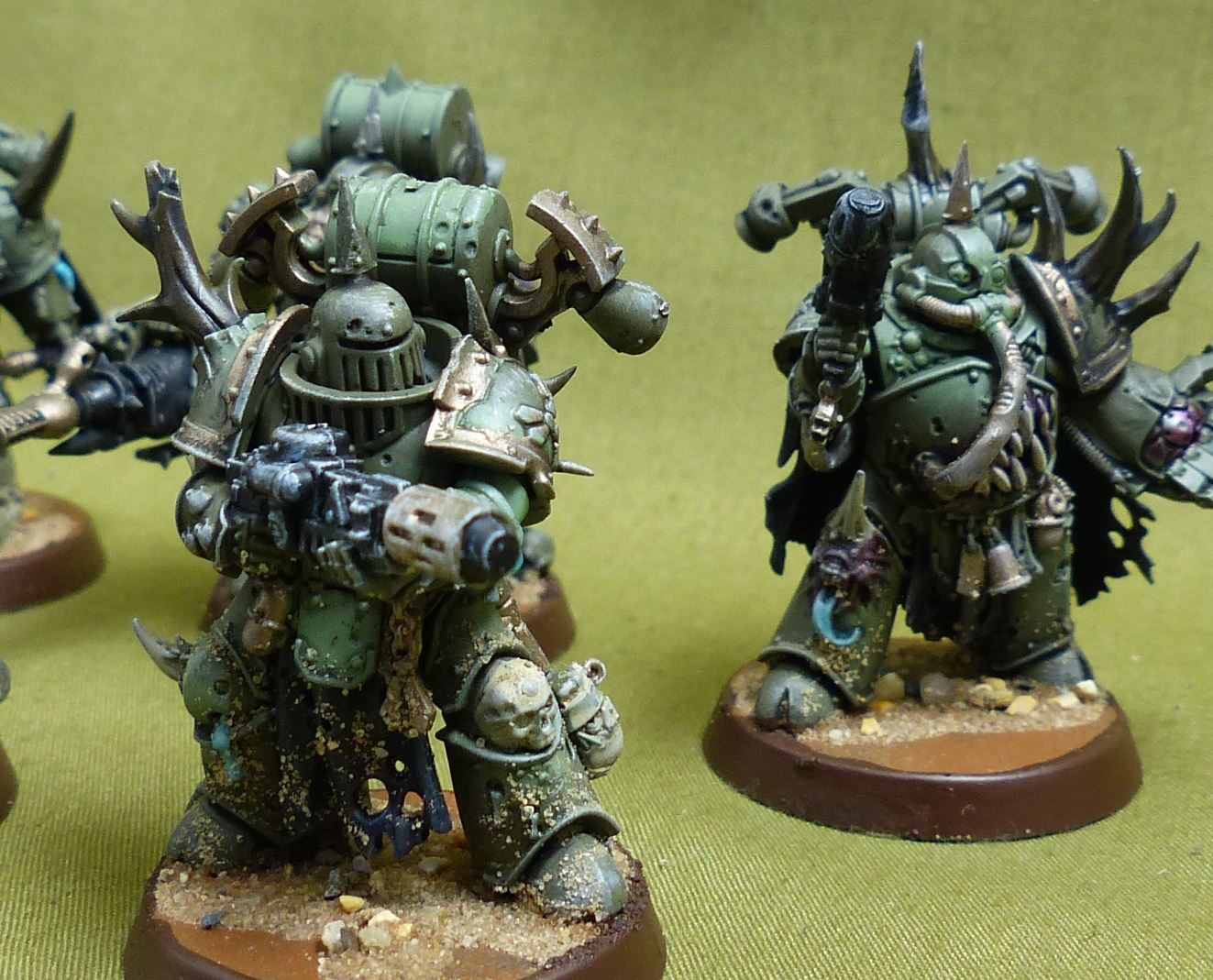 plague Marines Painted - Death Guard - Warhammer 40K #3V5