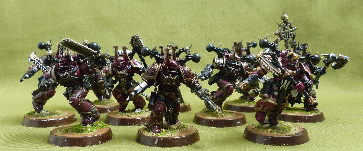 Khorne Berzerkers painted - World Eaters - Warhammer 40K #1QO