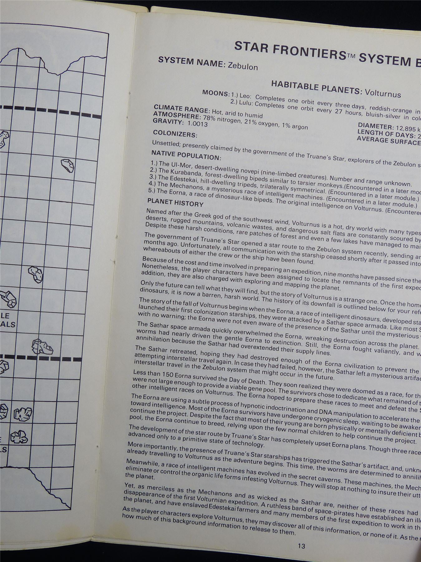 Star Frontiers: Alpha Dawn Basic Game Rules - Roleplay Booklet #2S4