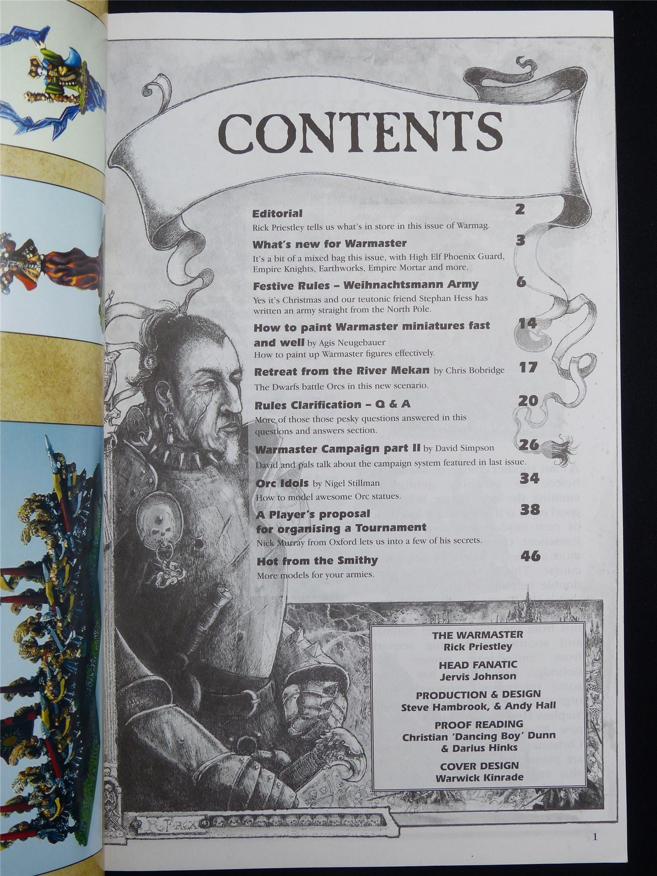 Warmaster #3 Wiehnachtsmann Army - Games Workshop Magazine #1N9