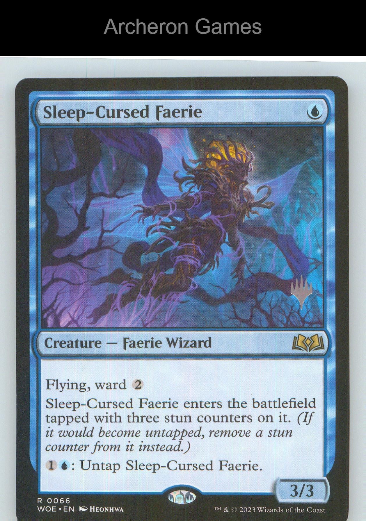 Sleep-Cursed Faerie WOE 66 R MTG Card NM/EX+