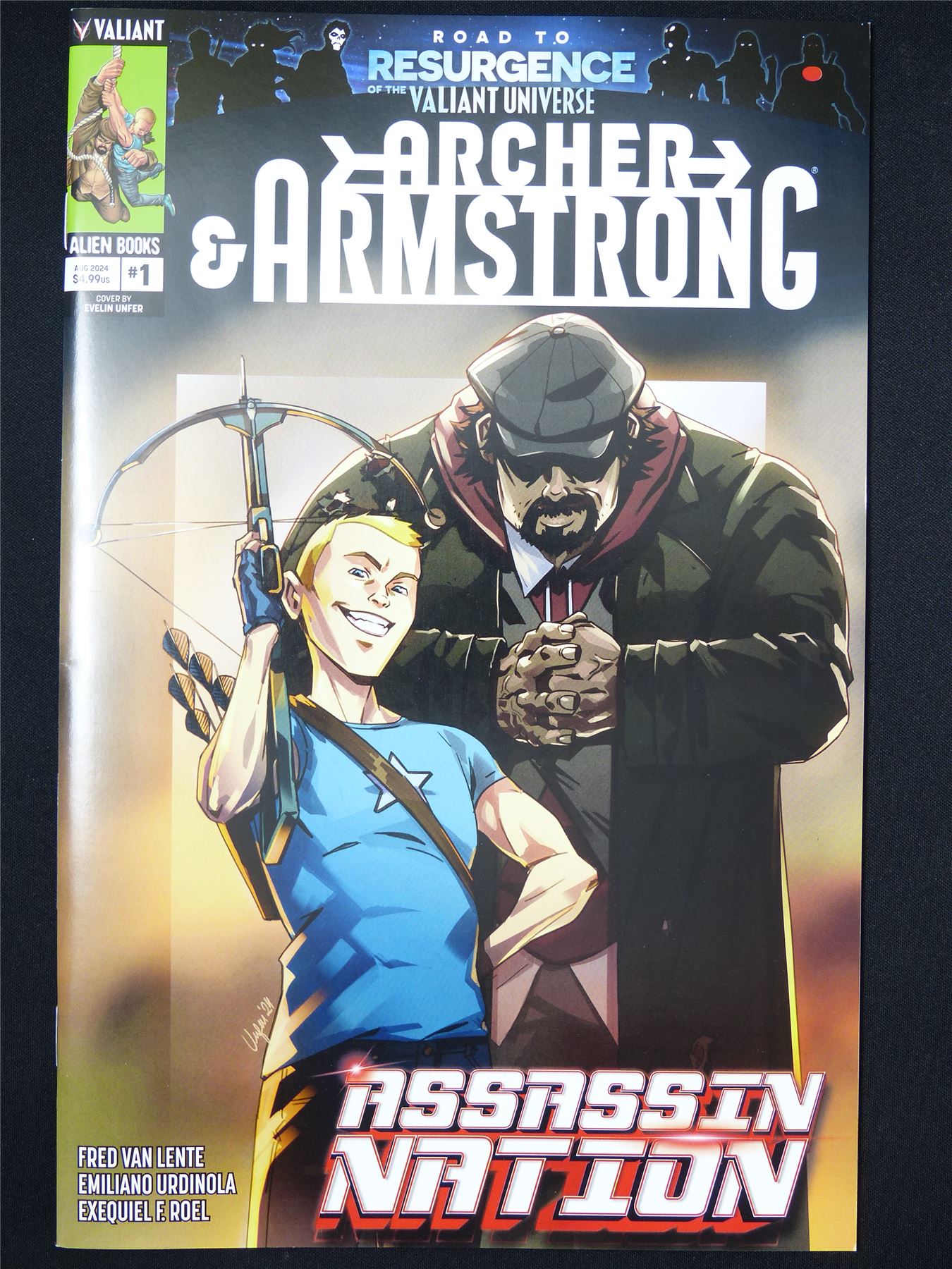 ARCHER & Armstrong #1 - B&B Aug 2024 Valiant Comic #DV