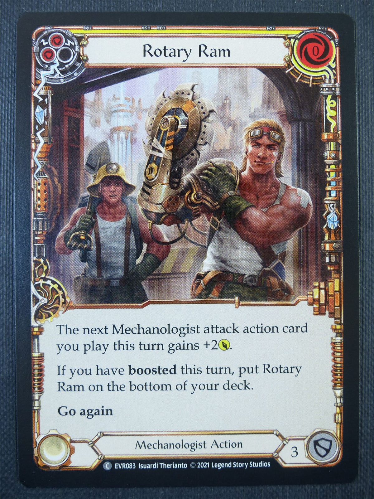 Rotary Ram Yellow - 1st ed Everfest - Flesh & Blood Card #6EA