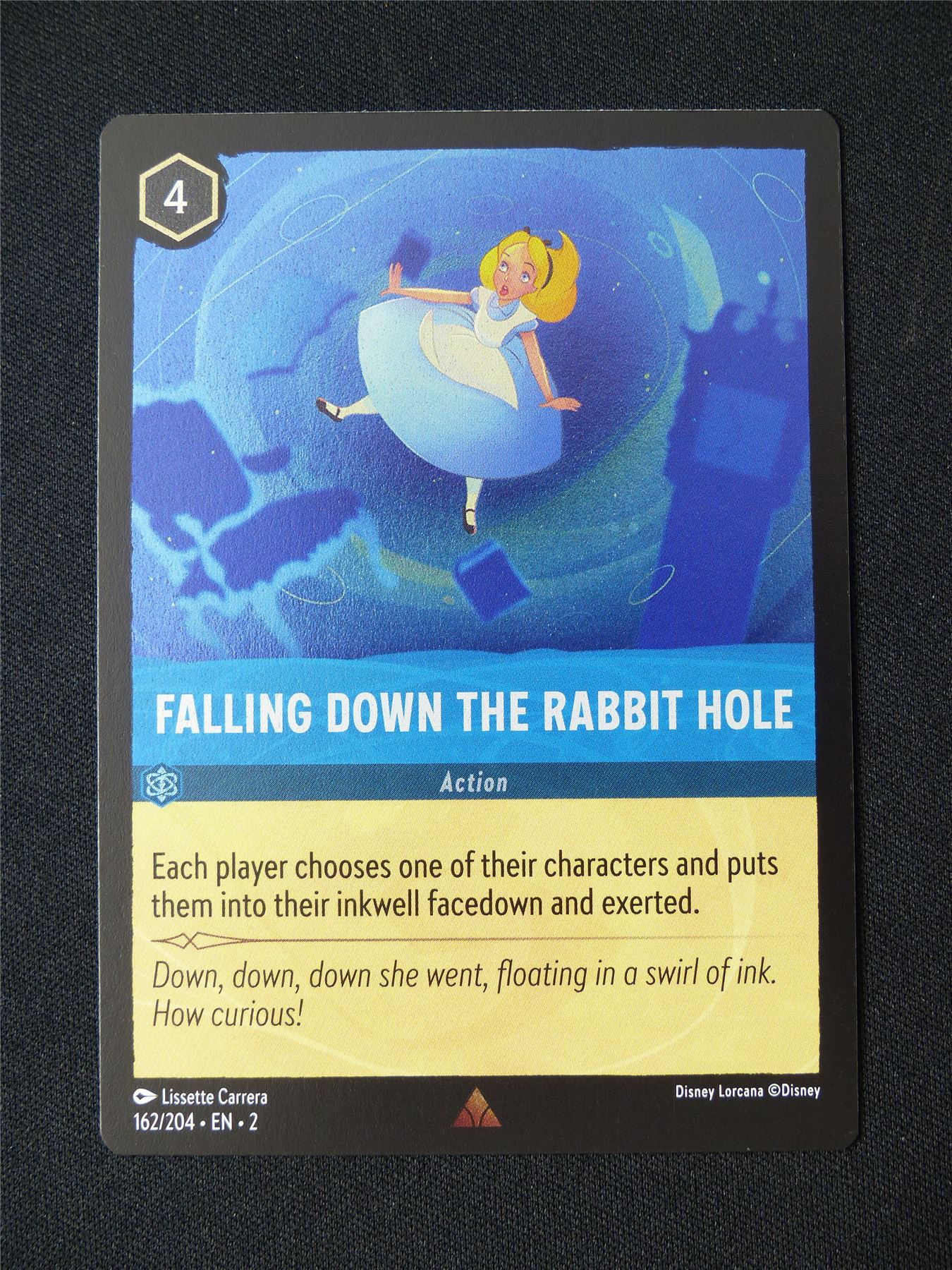 Falling Down The Rabbit Hole 162/204 Foil - Lorcana Card #3DS