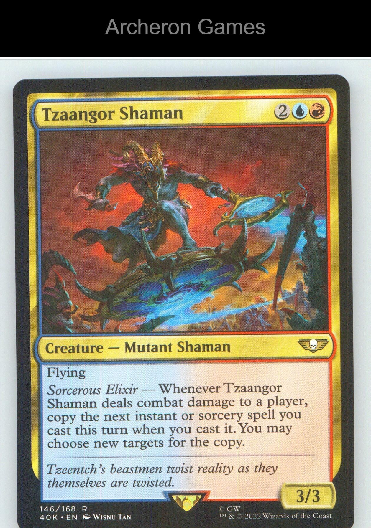 Tzaangor Shaman 146 R MTG Card NM/EX+