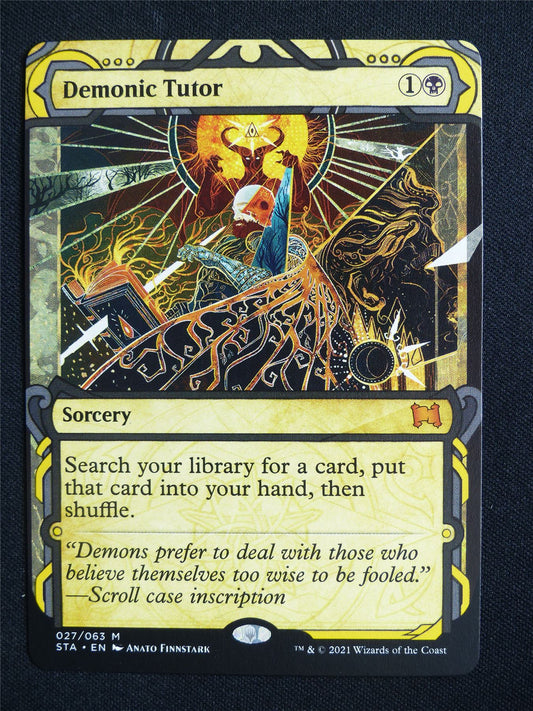 Demonic Tutor Showcase - STA - Mtg Card #3DD