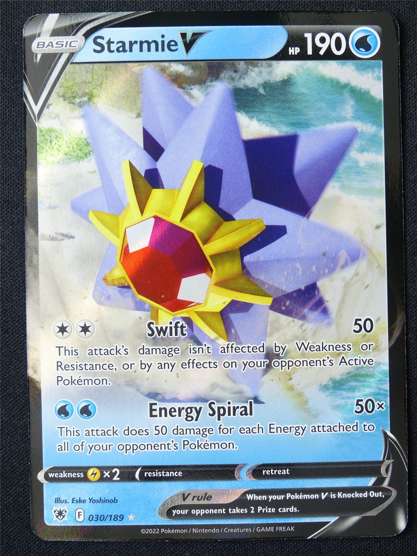 Starmie V 030/198 Holo - Pokemon Card #1EE