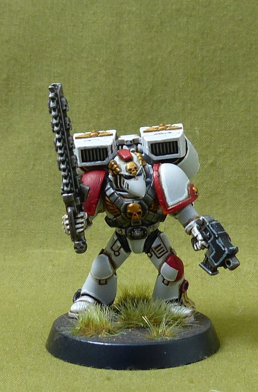 Captain with Jump Pack - Space Marines White Scars - Warhammer 40K #2GL