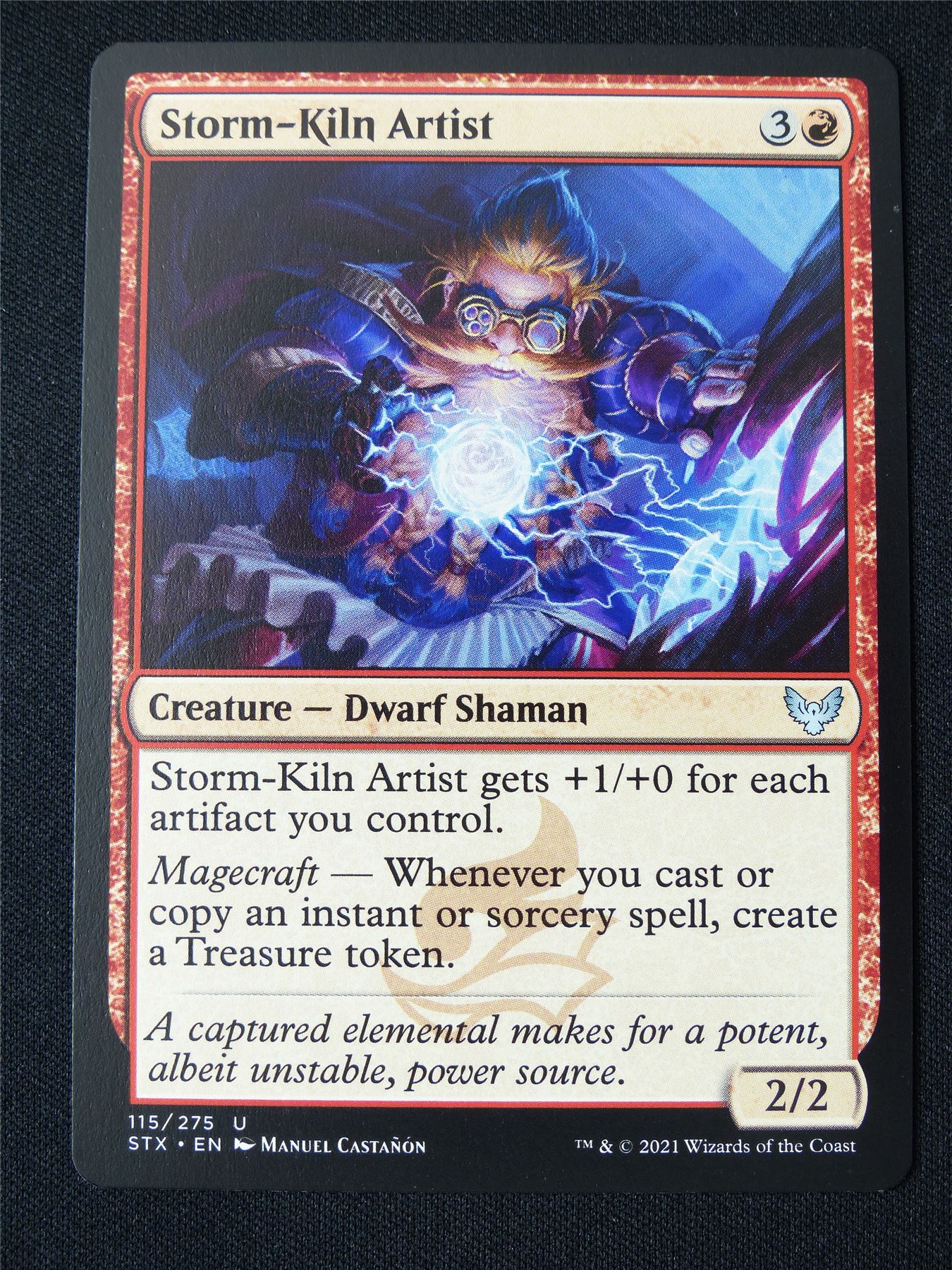 Storm-Kiln Artist - STX - Mtg Card #23Z