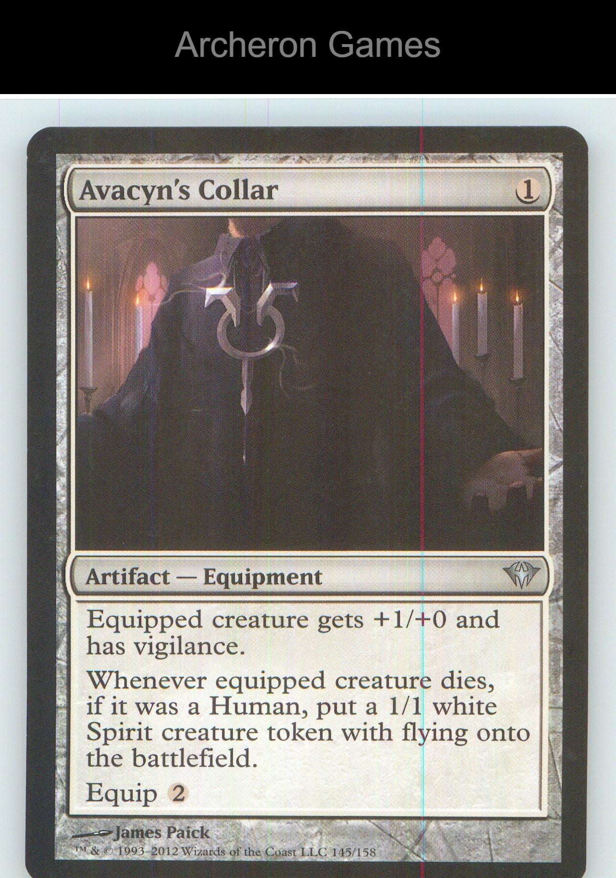 Avacyn's Collar DKA 145 UC MTG Card NM/EX+
