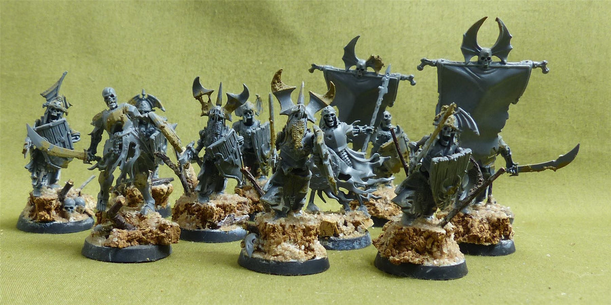 Old Deathrattle Skeletons set of 10 - Soulblight Gravelords - Warhammer AoS #HI