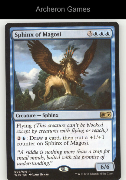 Sphinx of Magosi 6 R MTG Card Welcome Deck 2016