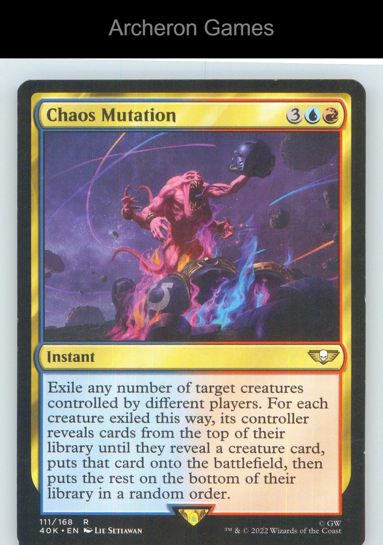 Chaos Mutation (Surge Foil) 111 R MTG Card NM/EX+