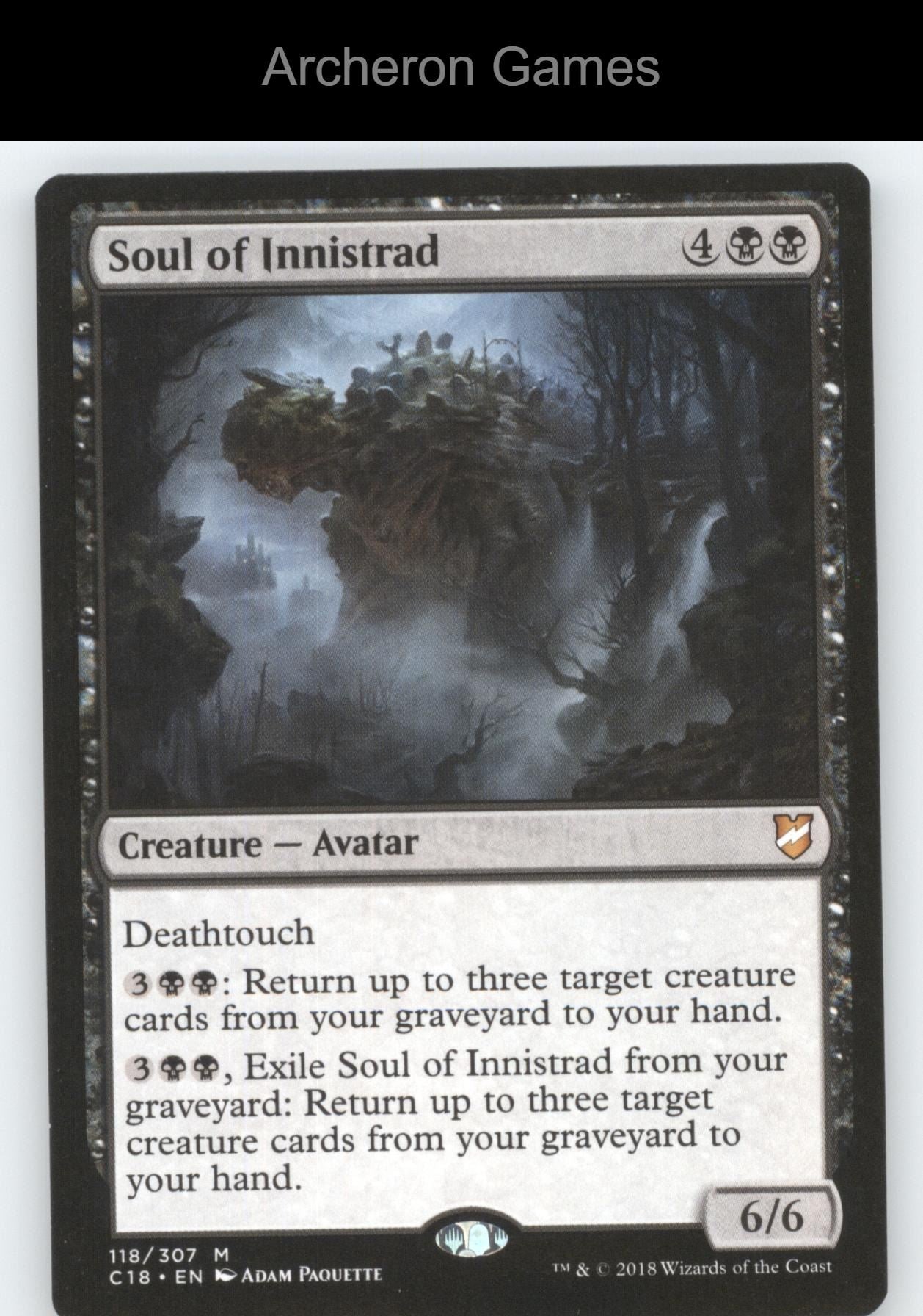 Soul of Innistrad 118 Mythic MTG Card Commander 2018