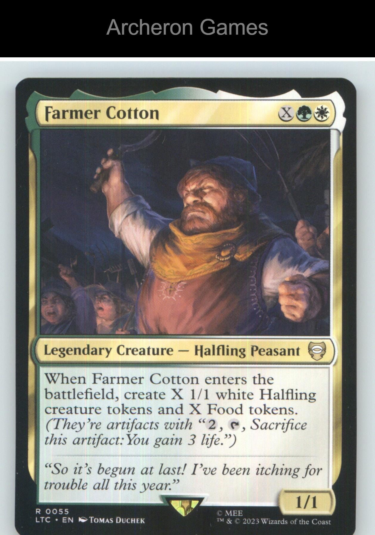 Farmer Cotton LTC 55 R MTG Card NM/EX+