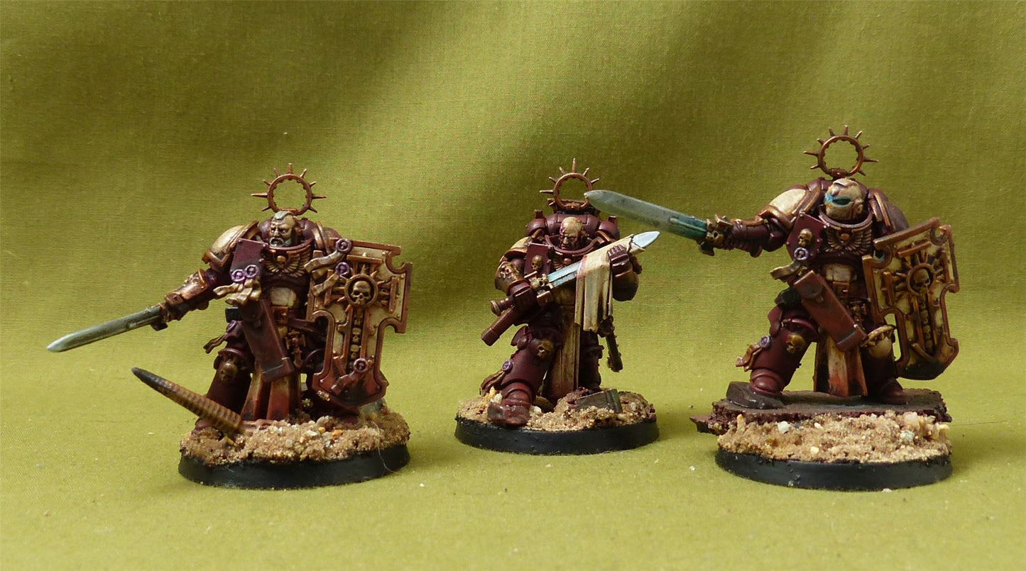 Bladeguard Veterans painted - Blood Angels - Warhammer 40K #9G