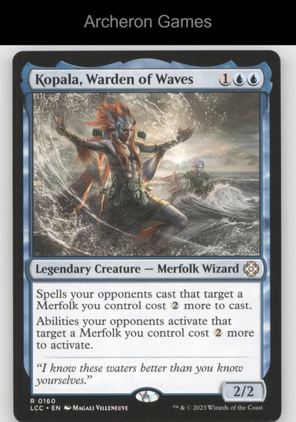 Kopala, Warden of Waves 160 R MTG Card Commander: The Lost Caverns of Ixalan