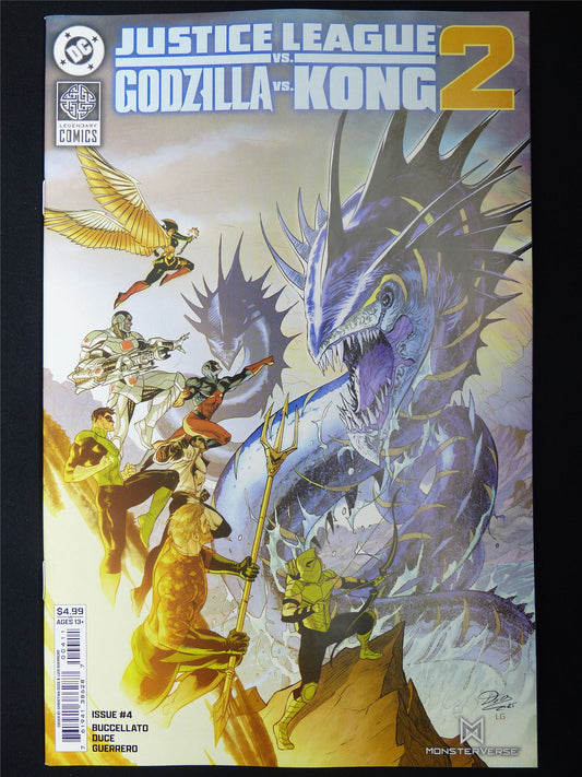 JUSTICE League vs Godzilla vs Kong 2 #4 - Nov 2025 DC Comic #3WB